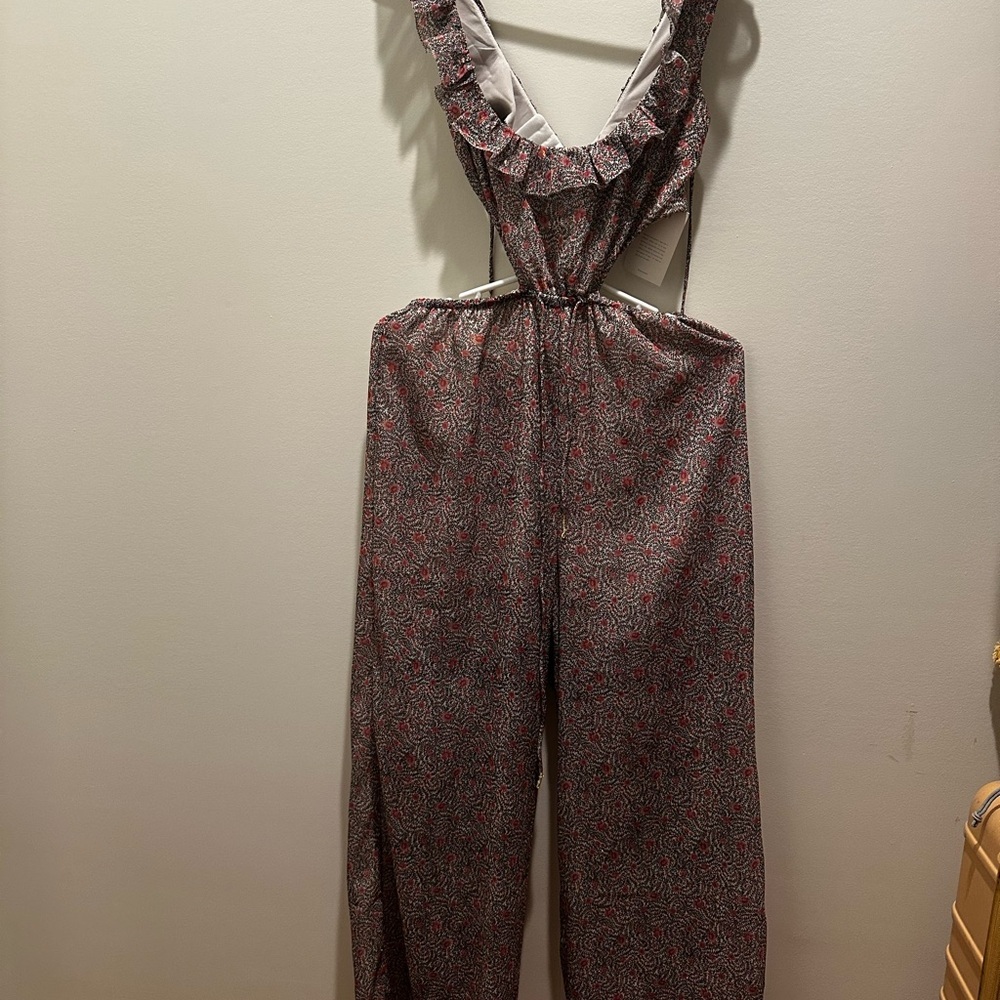 Tularosa Floral Print Jumpsuit